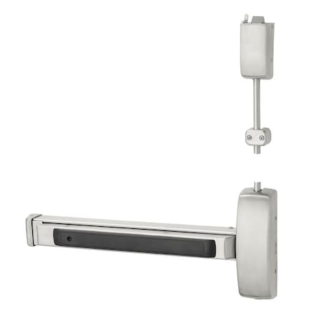 Sargent Grade 1 Surface Vertical Rod Exit Device, Wide Stile Pushpad, 32-in Device, 120-in Door Height, Pass NB8715E ETL LHR 32D
